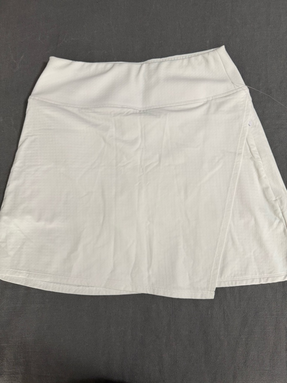 IBKUL Skort Womens XS White Faux Wrap Golf Tennis UPF Preppy Performance Skirt